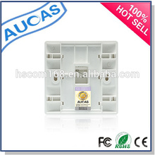 wall mounted rj45 fiber optical face plate/SC / LC / ST fiber optic face plate/FTTH single port indoor wall plate /
